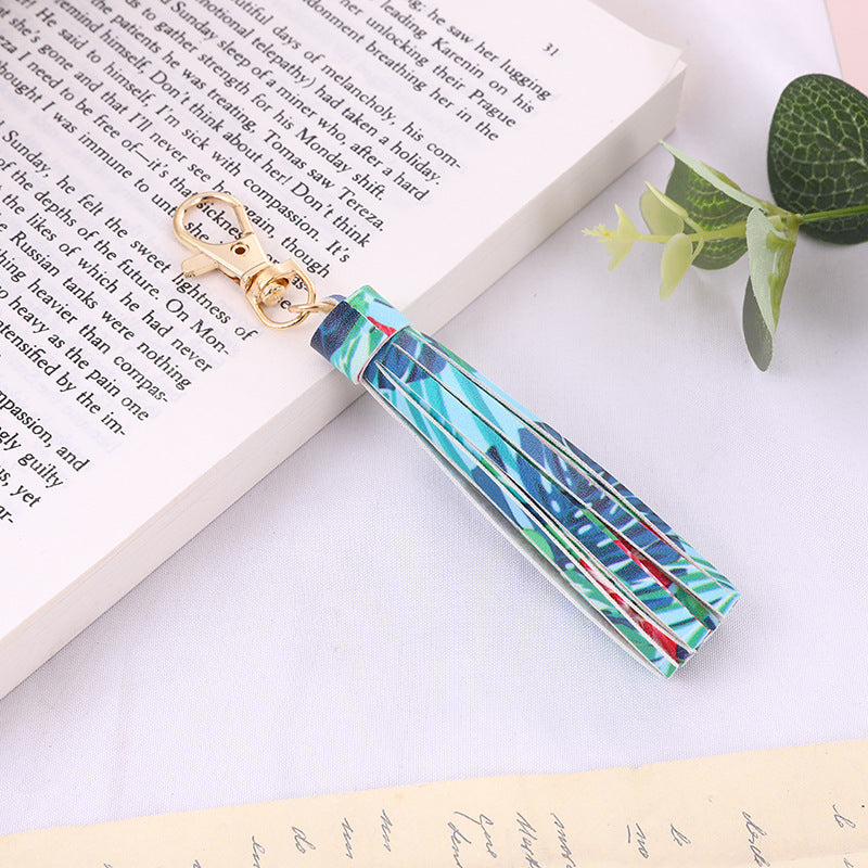 Wholesale Tassel pendant leopard print snake print fashion trend key accessories